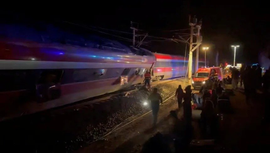 High-speed train crash in Spain
