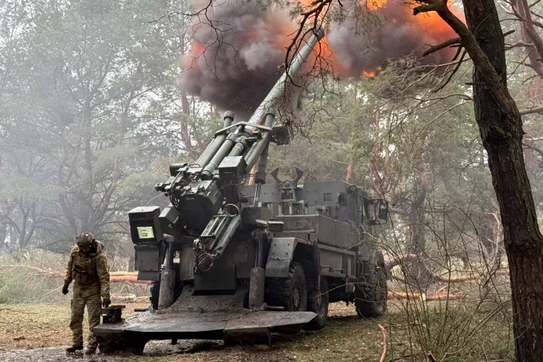 Russia-Ukraine war day 1454 map showing recaptured territory in Zaporizhzhia.