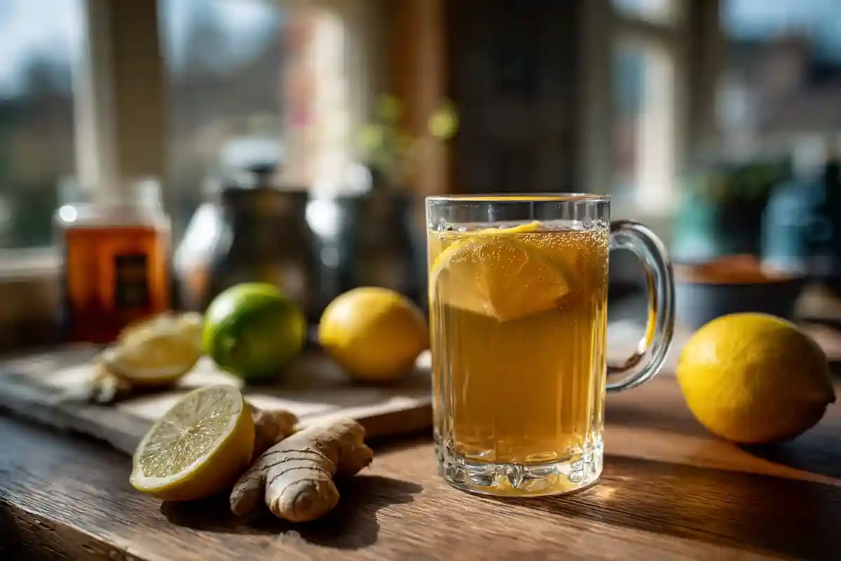 Brazilian Mounjaro Recipe: Lemon Ginger Drink