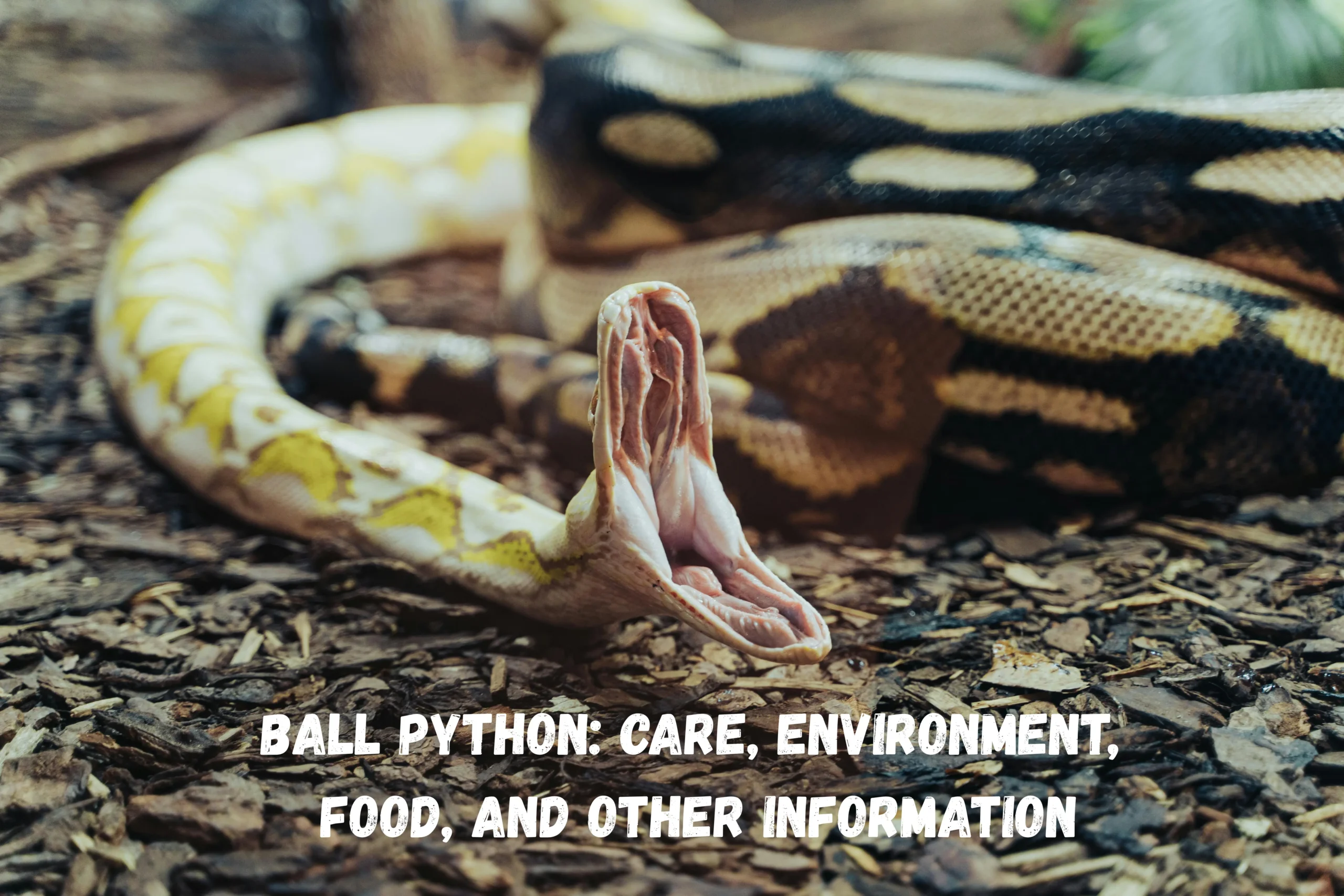 Ball Python: Care, Environment, Food, and Other Information