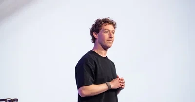 A court gavel and the Meta logo representing the order for Meta to pay $375m.